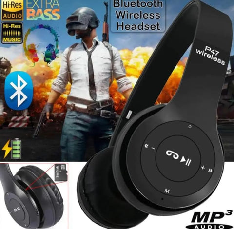 P47 Wireless Gaming Headphones | Lightweight Bluetooth Headset – Random Color