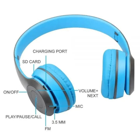 P47 Wireless Gaming Headphones | Lightweight Bluetooth Headset – Random Color