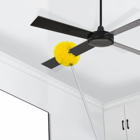 Ceiling Fan Cleaning Duster – Extendable, Foldable Rod for Home & Office Use