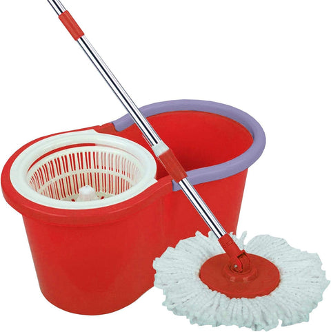 360° Rotating Magic Mop with Bucket – Microfiber Deep Cleaning Mop Set
