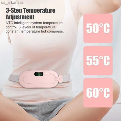 Portable Menstrual Heating Pad – Electric Cramp Relief Belt for Girls & Women