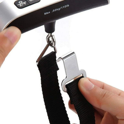 portable Digital Luggage Scale | LCD Display & Unit Conversion for Travel