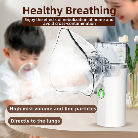 Advanced Mesh Technology Nebulizer – Compact, Quiet & Effective for All Ages