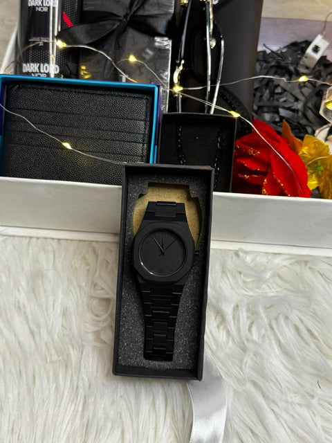 🎁 Luxury Birthday Gift Box for Husband – Watch, Wallet, Perfume & Accessories Set