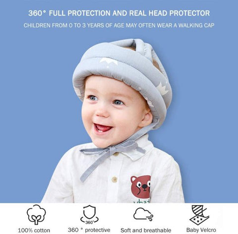 Baby Head Safety Cap – Lightweight & Breathable Protection