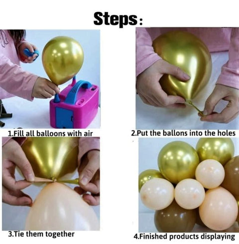 155 Pcs Balloon Garland Kit – Coffee Brown Party & Baby Shower Decor