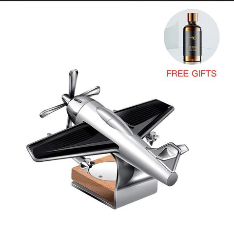 AeroFresh Solar Car Air Freshener – Stylish Airplane Design