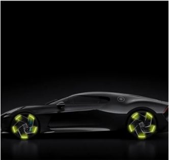 SafeRide Tyre Reflective Stickers – 20pcs for Wheels & Rims