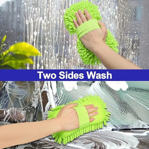 Microfiber Car Wash Sponge – Scratch-Free Cleaning Pad