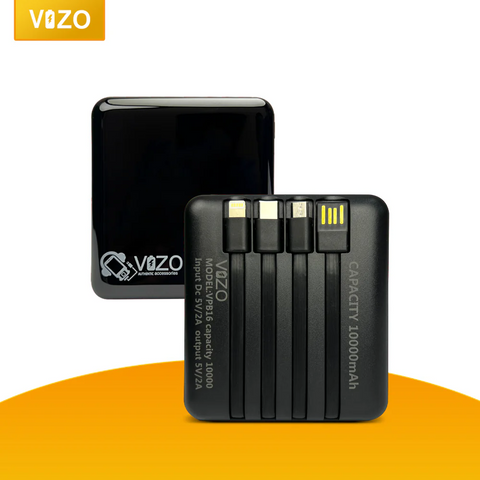 Vizo VPB16 10,000mAh Power Bank | Slim & Stylish Mobile Charger